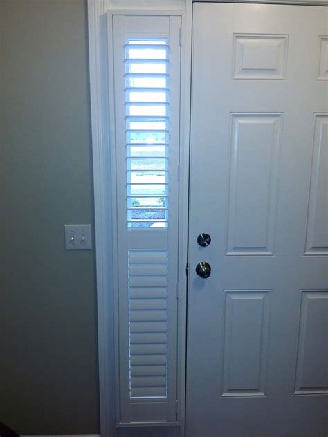 Entry Door Sidelight Blinds