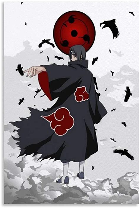 Jianshen Itachi Akatsuki Anime Naruto Canvas