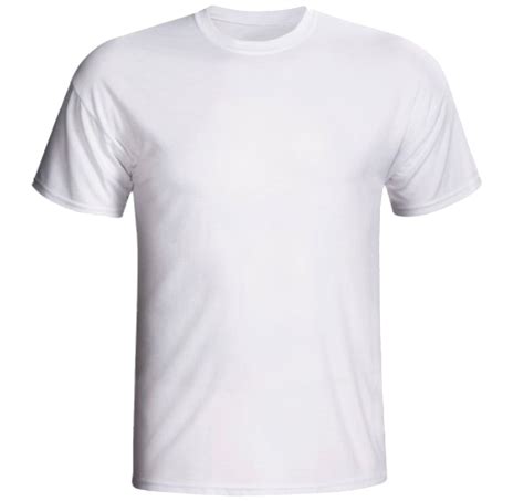 Camiseta Branca Poliéster Perfeita Para Uso Casual Ou Personalização