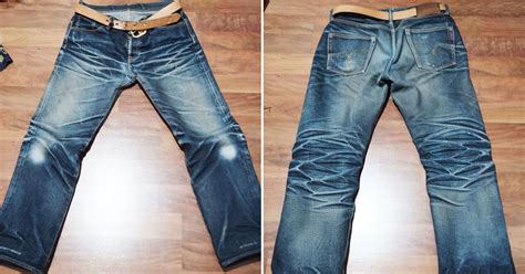 Denim isn't just for jeans, or jackets: Iron Heart 634SR (1 Year, 3 Months, 2 Washes, 1 Soak ...