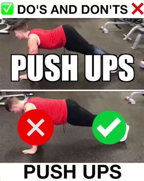 Push Up Proper Form Video And Guide