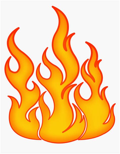 Transparent Realistic Fire Flames Clipart Drawing Fire Flames Hd Png