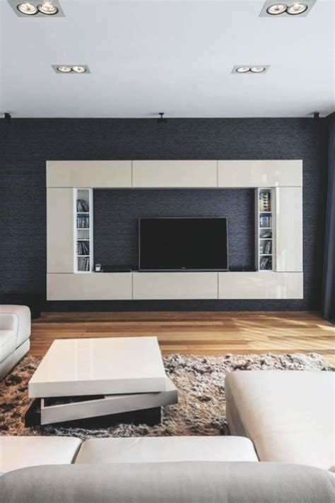 No worries if you have small space in your living area because this tv stand is designed for your wall to save space and because this design is with shelve storage. 15 TV Cabinet Designs That Will Make Your Living Room ...