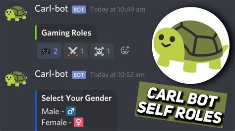 How To Make Reaction Roles On Discord With Carl Bot In This Tutorial You Can Get The Reaction
