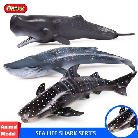 Oenux Marine Mammal Series Sea Life Action Figure Ocean Animals Sperm
