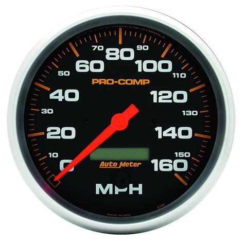 Auto Meter 5189 5 Speedometer 0 160 Mph Pro Comp Autoplicity