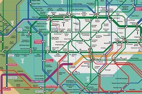 London Travel Card Zones Map