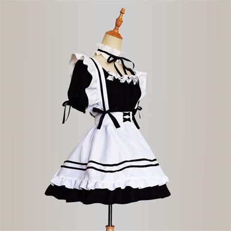 Cosplay Red Wine Sweetheart Maid Dress Cute Maid Dress Köp Billigt — Fri Frakt ärliga