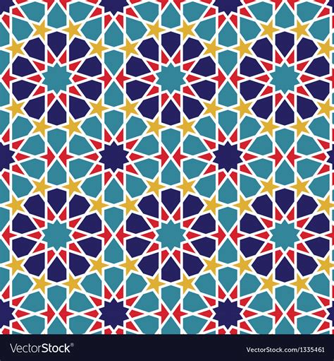 Arabesque Seamless Pattern Royalty Free Vector Image