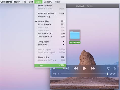 How To Loop A Video In Quicktime On Mac