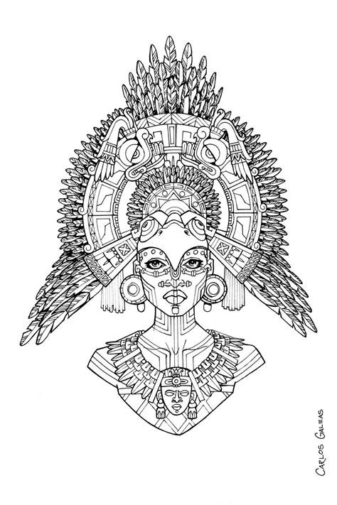 Free Mayan Coloring Pages Coloring Pages Ideas