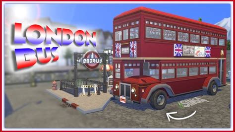 London Bus Bar Sims 4 No Cc Double Decker Bus The Sims 4 Speed