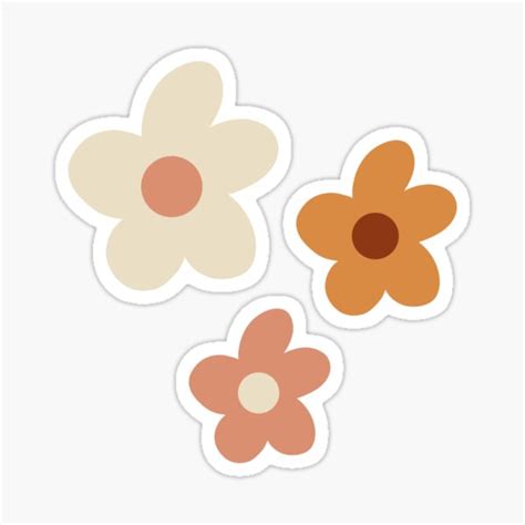 Boho Vibes Flowers Sticker For Sale By Mlloydlettering Redbubble