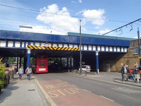 Hackney Downs Stations Newly Painted Bridge The Anonymous Widower