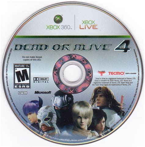 Dead Or Alive 4 2005 Xbox 360 Box Cover Art Mobygames