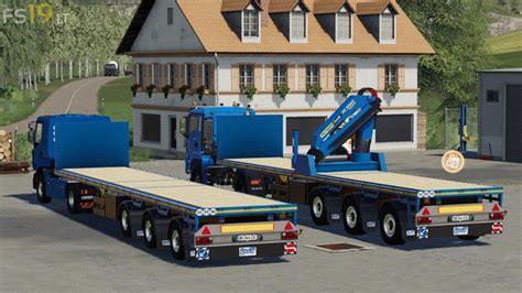 Hoge detaillering trucks en trailers van lesu. Royen Flatbed Trailer v 1.0 - FS19 mods / Farming ...