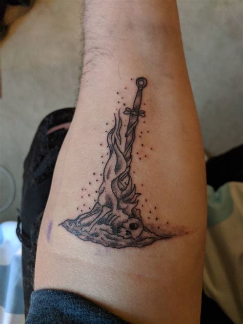 See more ideas about dark tattoo, dark tattoos for men, creepy pictures. Dark souls bonfire by Alika at Black Pearl tattoo studio ...