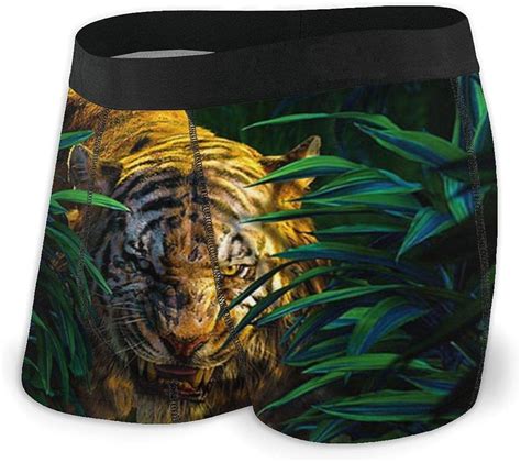 Msanlixian Mens Boxer Briefs The Jungle Tiger Underwear Soft Trunks No