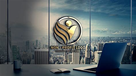 profit company logo design  psd template