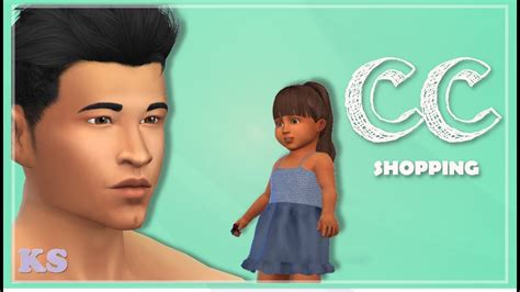 The Sims 4 Cc Shopping Furniture Hair And Kids Clothes Youtube