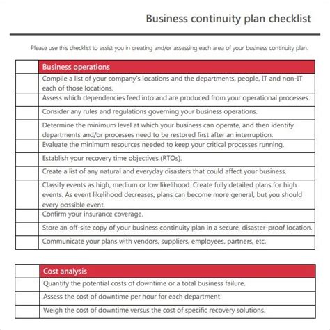 Cosmetic business plan sample these components that are key elements in earning your small business plan fuller and more effective. 12+ Business Continuity Plan Templates | Word, Excel & PDF ...