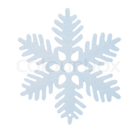Snowflake Isolated Stock Image Colourbox