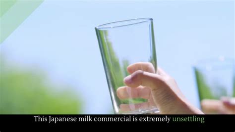 This Japanese Milk Commercial Is Extremely Unsettling Alltop Viral