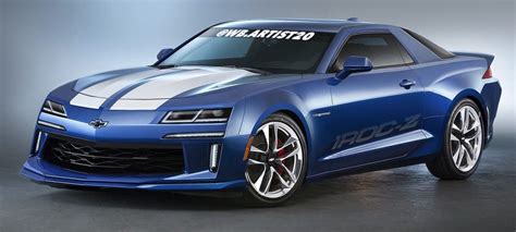 This Rendering Of A Modern Chevy Camaro Iroc Z Is More Evidence That Gm