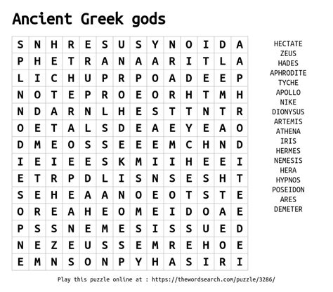 Below you will find the correct answer to food of the gods crossword clue, if you need more help finishing your crossword continue your navigation and try our search function. Download Word Search on Ancient Greek gods