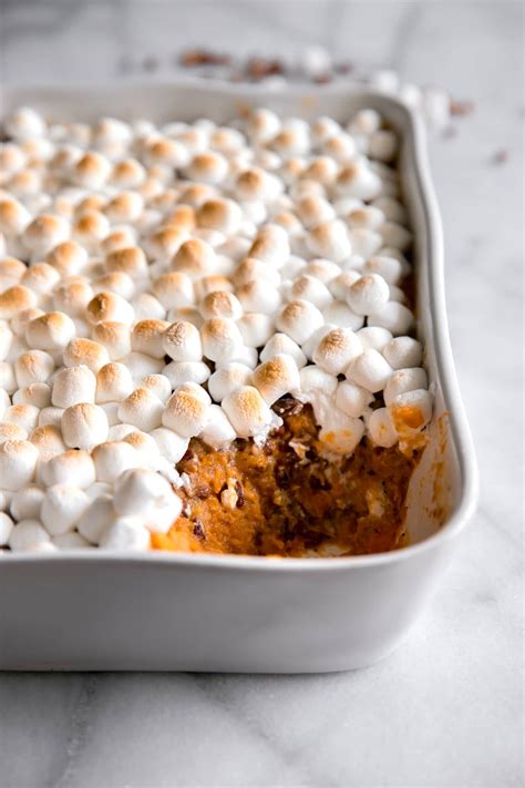 A Simple Yet Classic Sweet Potato Casserole Made With Cinnamon Nutmeg Chopp Sweet Potato