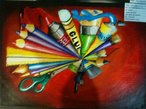 Yang digunakan dalam karya seni. artworld: FOLIO SPM SENI DAN VISUAL 2011