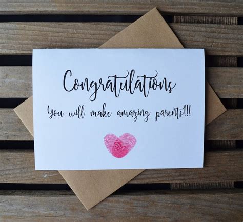 Congratulations You Will Make Amazing Parents Pregnancy Cards Etsy