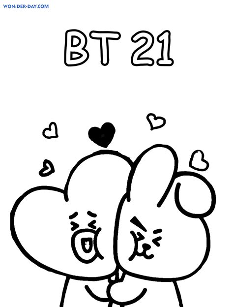 Bt21 Coloring Pages 80 Free Printable Coloring Pages