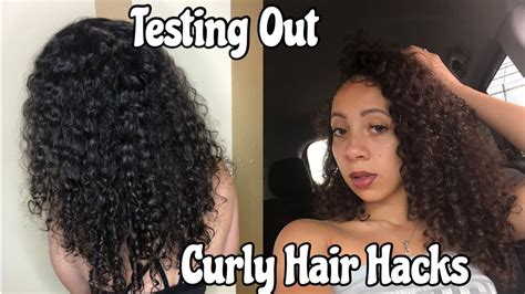 Testing Curly Hair Hacks Youtube