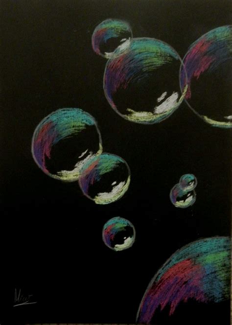Bubbles Chalk Pastel Chalk Pastel Art Chalk Pastels Pastel Art