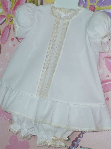 Heirloom Baby Dress, Bloomers and Coordinating Bonnet ...