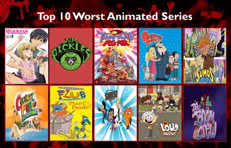 My Top 10 Worst Animated Series By Heavydaboss On Deviantart
