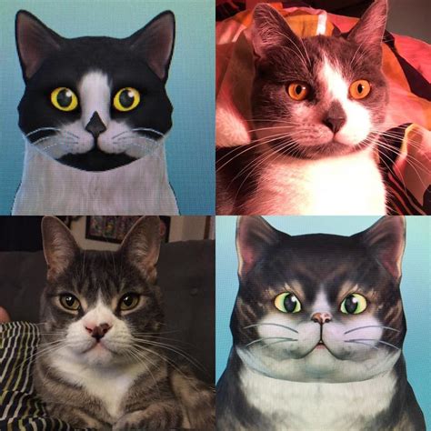 I Recreated My Cats In Ts4 Rthesims