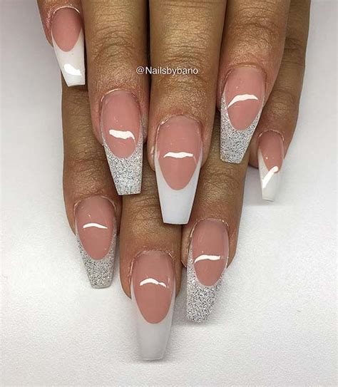 23 elegant french tip coffin nails you need to see stayglam eu vietnam business network evbn