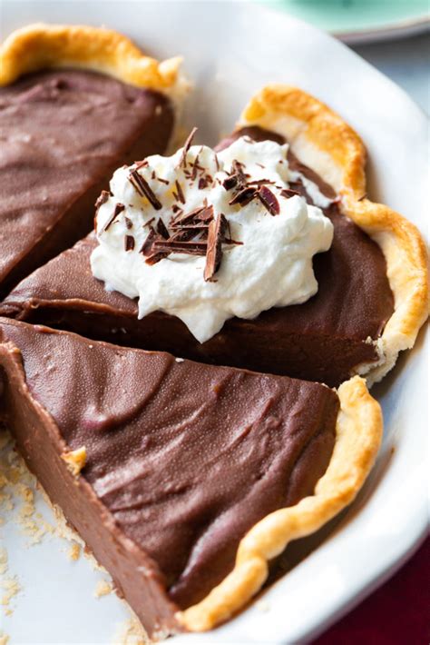 Easy Chocolate Pudding Pie Recipe Blogpapi