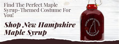 New Hampshire Maple Syrup 4 Maple Syrup Themed Halloween Costume