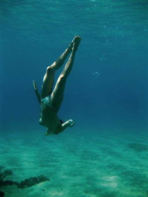 Naked Underwater Telegraph