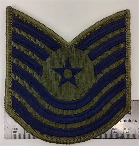 Vintage Us Air Force Technical Sergeant Rank Patch Insignia E 7 E7