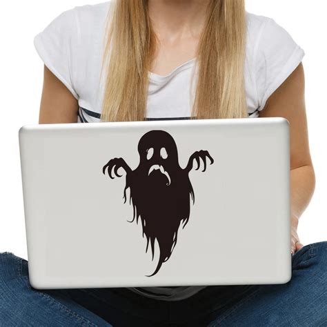 Dctop Scary Ghost Vinyl Sticker Halloween Decals Home Decor Removable