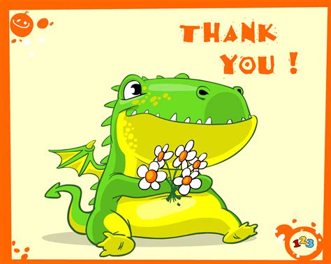 Thanks - Thank you - send free eCards from 123cards.com