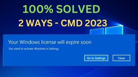 Your Windows License Will Expire Soon In Windows 10 2023 You Need