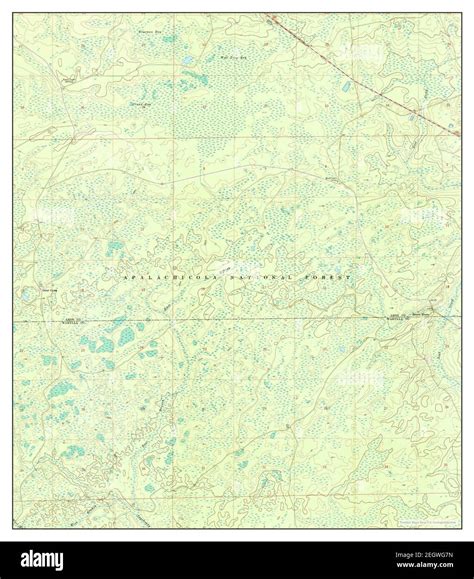 Lake Talquin Se Florida Map 1972 124000 United States Of America