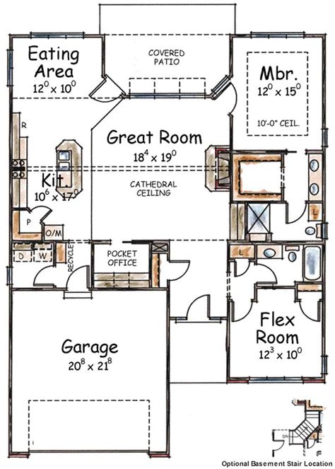 House Plan 120 2055 2 Bedroom 1490 Sq Ft Ranch Small Home