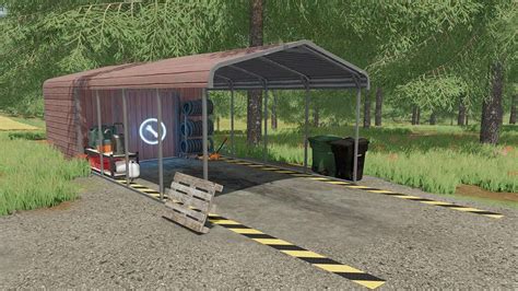 Ls 22 Carport Workshop V1000 Farming Simulator 2022 Mod Ls 2022