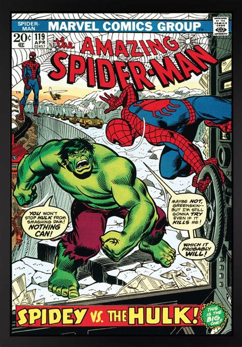 The Amazing Spider Man 119 Spidy Vs The Hulk Marvel Castle Fine Art